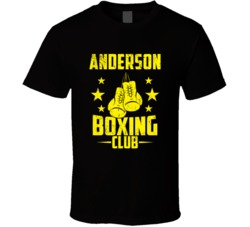 Anderson Alaska Boxing Club Cool Sports Fitness T Shirt