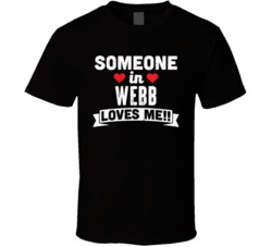 Someone In Webb Alabama Loves Me Funny Cool City T Shirt