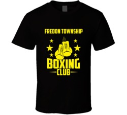 Fredon Township New Jersey Boxing Club Cool Sports Fitness T Shirt