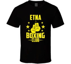 Etna California Boxing Club Cool Sports Fitness T Shirt
