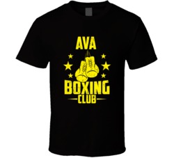 Ava New York Boxing Club Cool Sports Fitness T Shirt