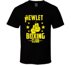 Hewlett New York Boxing Club Cool Sports Fitness T Shirt