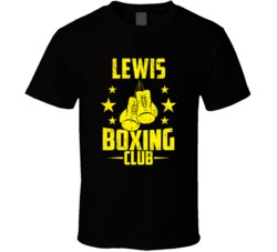 Lewis New York Boxing Club Cool Sports Fitness T Shirt