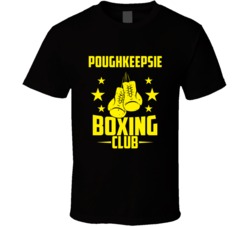 Poughkeepsie New York Boxing Club Cool Sports Fitness T Shirt