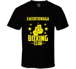 Cheektowaga New York Boxing Club Cool Sports Fitness T Shirt
