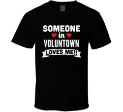 Someone In Voluntown Connecticut Loves Me Funny Cool City T Shirt
