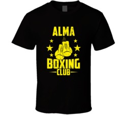 Alma Georgia Boxing Club Cool Sports Fitness T Shirt