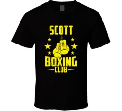 Scott Ohio Boxing Club Cool Sports Fitness T Shirt