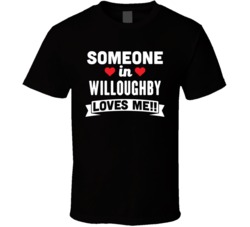 Someone In Willoughby Ohio Loves Me Funny Cool City T Shirt