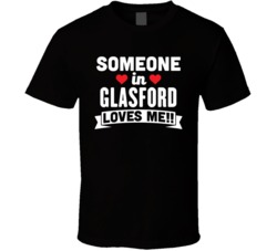 Someone In Glasford Illinois Loves Me Funny Cool City T Shirt