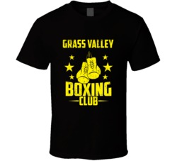 Grass Valley Oregon Boxing Club Cool Sports Fitness T Shirt