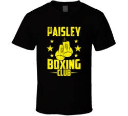 Paisley Oregon Boxing Club Cool Sports Fitness T Shirt
