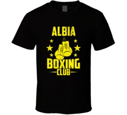 Albia Iowa Boxing Club Cool Sports Fitness T Shirt