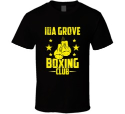 Ida Grove Iowa Boxing Club Cool Sports Fitness T Shirt