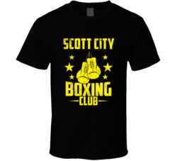 Scott City Kansas Boxing Club Cool Sports Fitness T Shirt