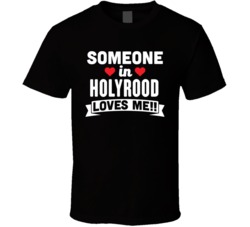 Someone In Holyrood Kansas Loves Me Funny Cool City T Shirt
