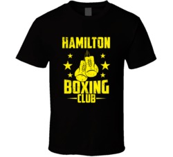 Hamilton Texas Boxing Club Cool Sports Fitness T Shirt