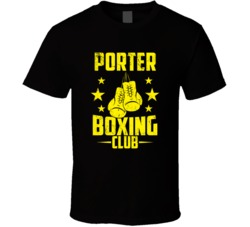 Porter Texas Boxing Club Cool Sports Fitness T Shirt