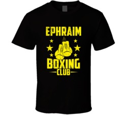 Ephraim Utah Boxing Club Cool Sports Fitness T Shirt