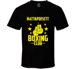 Mattapoisett Massachusetts Boxing Club Cool Sports Fitness T Shirt