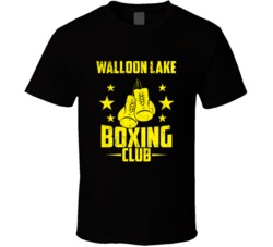 Walloon Lake Michigan Boxing Club Cool Sports Fitness T Shirt