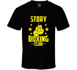 Story Wyoming Boxing Club Cool Sports Fitness T Shirt