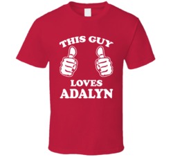 This Guy Loves City Custom Customizable T Shirt