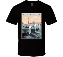 Early Morning In Venice Italy Travel Or Post Card Template All Buildin