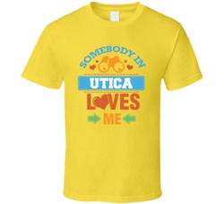 Somebody In City Loves Me Customizable T Shirt