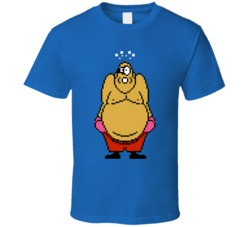 Punch Out King Hippo Retro Video Game Fan T Shirt