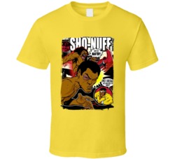 Sho Nuff Cartoon Cover The Last Dragon Comic Worn Look T Shirt
