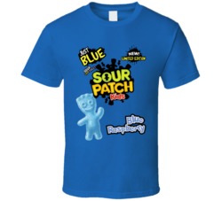 Sour Patch Kids Blue Raspberry Candy Sweets Foodie Fan T Shirt
