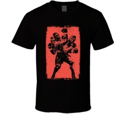 Mike Tyson Punching Movement Art Boxing Fight Fan T Shirt