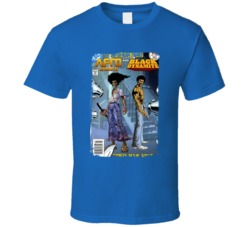 Black Dynamite Comic Book Cover Worn Look T Shirt