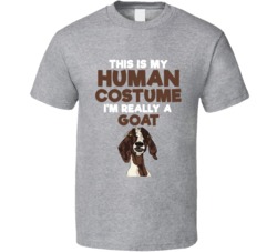 This Is My Human Costume Im Really A Goat Halloween T Shirt