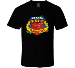 Attack Of The Killer Tomatoes Retro Video Game Fan T Shirt