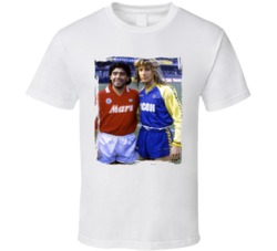 Diego Maradona Claudio Paul Caniggia Old School Soccer Football Legend