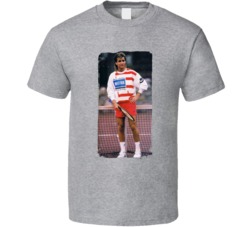 Andre Agassi Retro Tennis Clothing Legend Worn Look T Shirt