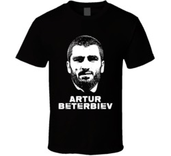 Artur Beterbiev Big Face Silhouette Boxing Fight Fan T Shirt