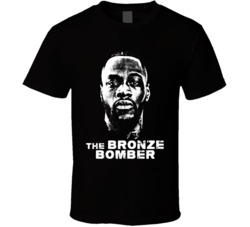 Deontay Wilder The Bronze Bomber Big Face Silhouette Boxing Fight Fan Deontay Wilder The Bronze Bomber Big Face Silhouette Boxing Fight Fan
