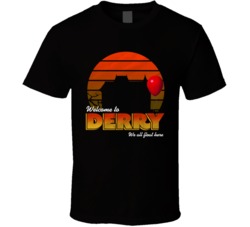 Welcome To Derry We All Float Here It Halloween Movie T Shirt