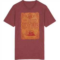 Mrs Lovetts Meat Pie Sweeny Todd Movie Vintage T Shirt