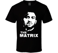 Vasyl Lomachenko The Matrix Big Face Silhouette Boxing Fight Fan T Shi