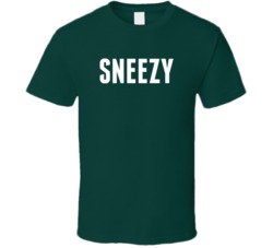 Sneezy Snow White And The Seven Dwarfs Halloween Group Costume T Shirt