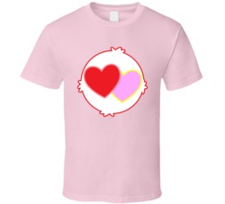 Love-a-lot Bear Care Bears Halloween Group Costume T Shirt