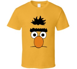 Bert Face Sesame Street Halloween Group Costume T Shirt