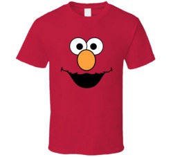 Elmo Face Halloween Group Costume T Shirt