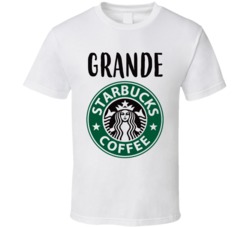 Starbucks Grande Drink Funny Halloween Group Costume T Shirt