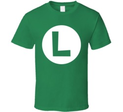 Luigi Super Mario Cart Group Halloween Costume T Shirt