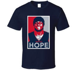 Jj Taylor New England Football Hope  Fan T Shirt